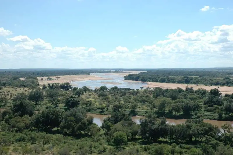 The confluence of the Shashe and Limpopo rivers, where Botswana, South Africa and Zimbabwe meet